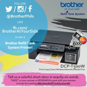 Get a chance to win a Brother Ink Refill System Multi-Function Printer and P-Touch Label Makers!