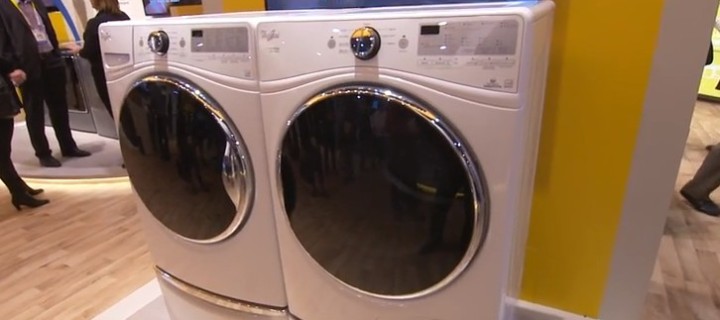 The Whirlpool Closet Depth Front Load Washer and HybridCare Dryer are Awesome